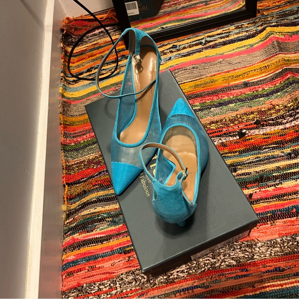 J.Renee Vibrant Turquoise Heels